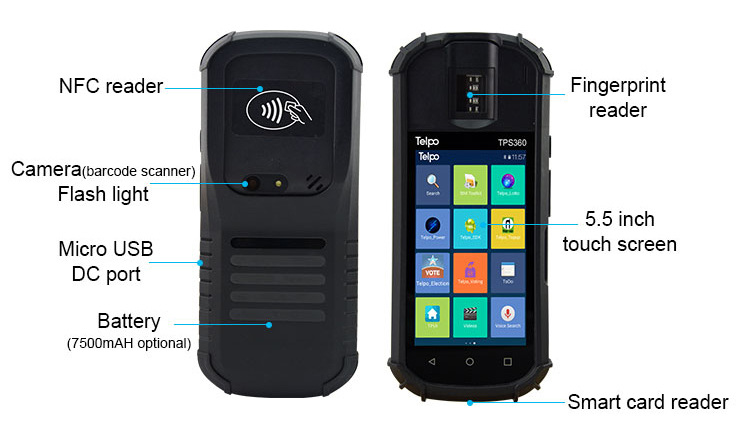 Handheld Fingerprint POS