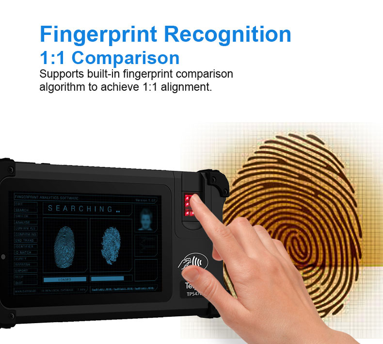 7-inch Rugged Biometric Tablet