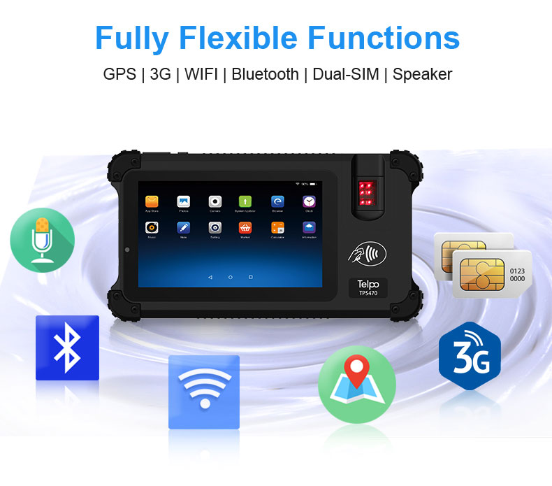 7-inch Rugged Biometric Tablet