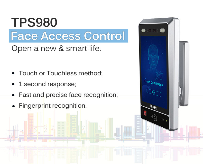 8-inch IP54 Android Face Recognition Access Control Terminal