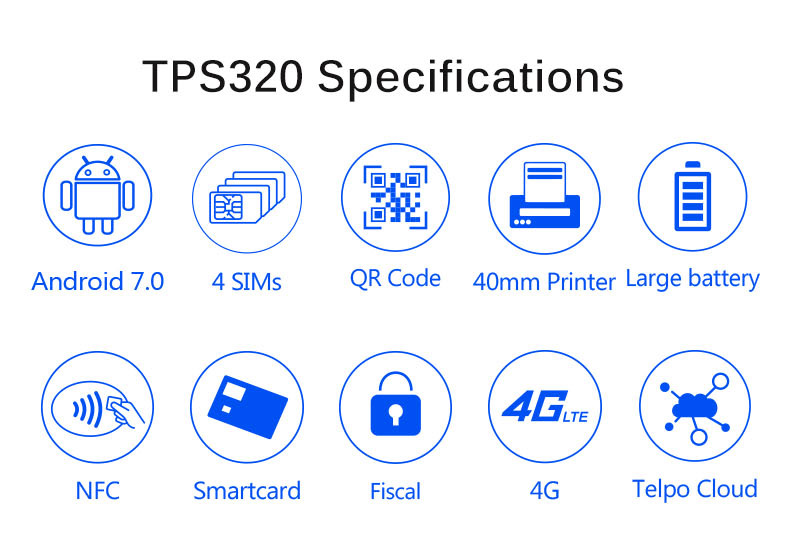 Retail Wireless QR-code Payment Mobile POS