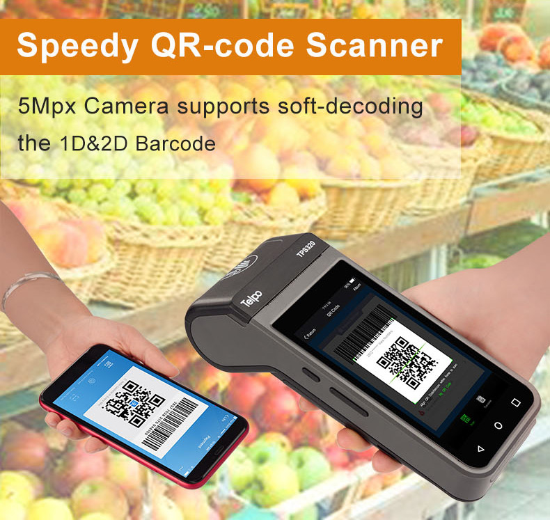 Retail Wireless QR-code Payment Mobile POS