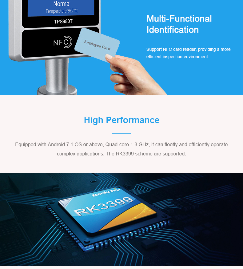 Face Recognition Tempeture Measurement Terminal