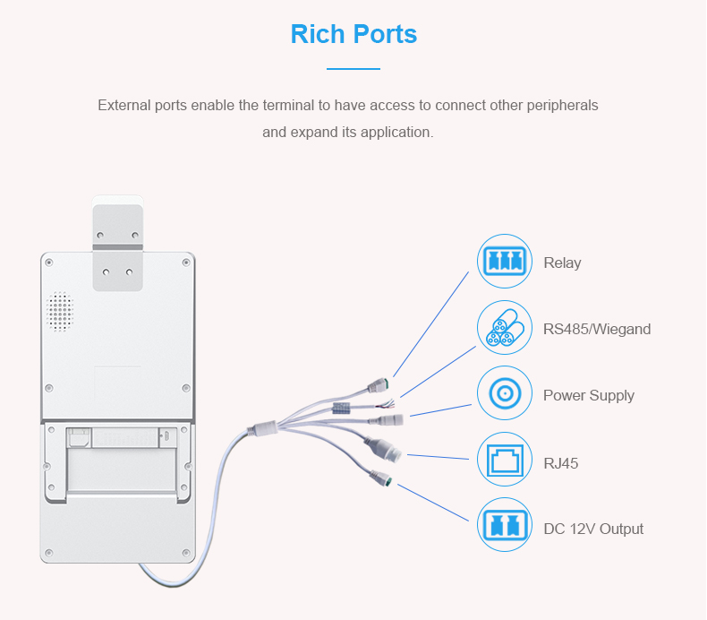 Face Recognition Tempeture Measurement Terminal