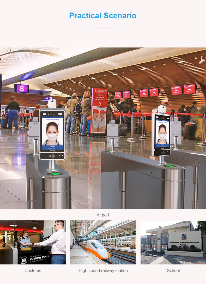 Face Recognition Tempeture Measurement Terminal