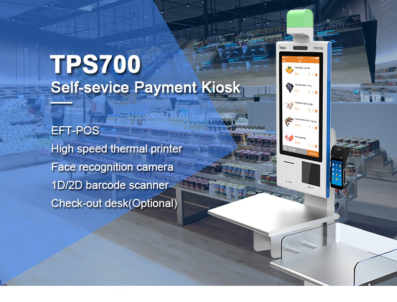 Touch Screen Android Fast Food Self Service Ordering Kiosk Machine