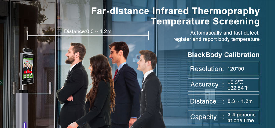 AI Face Recognition Fever Screening Terminal