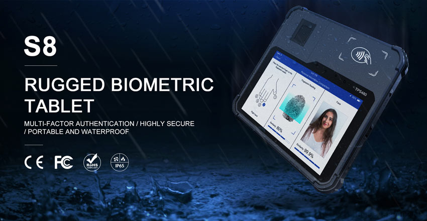 Rugged Biometric Tablet Protablet Waterproof Tablet