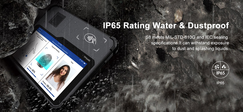 Rugged Biometric Tablet Protablet Waterproof Tablet