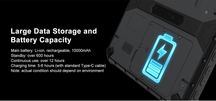 Rugged Biometric Tablet Protablet Waterproof Tablet