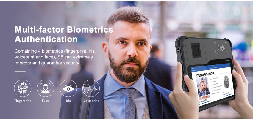 Rugged Biometric Tablet Protablet Waterproof Tablet