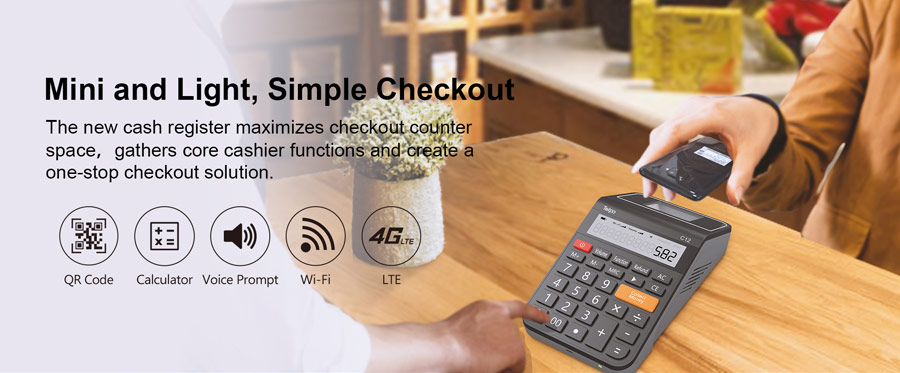 Wireless Numeric Keypad Mini Cash Register Calculator