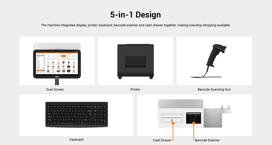 Integrated POS billing machine