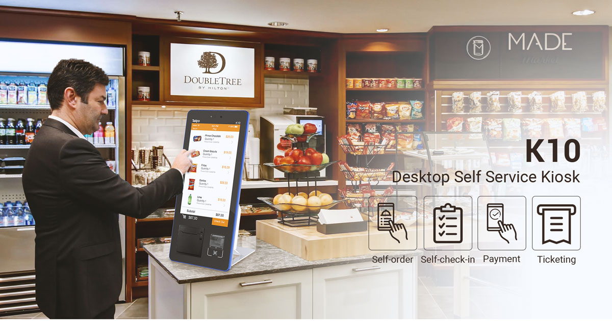 Desktop Face Recognition Mini Retail Kiosk