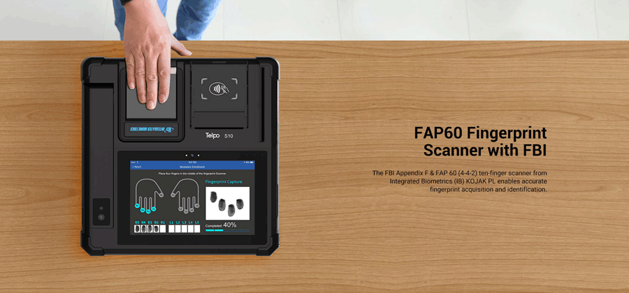 Desktop Biometric FAP 60 Fingerprint Enrollment Workstation