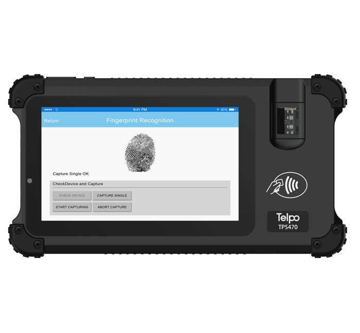 7-inch Rugged Biometric Tablet