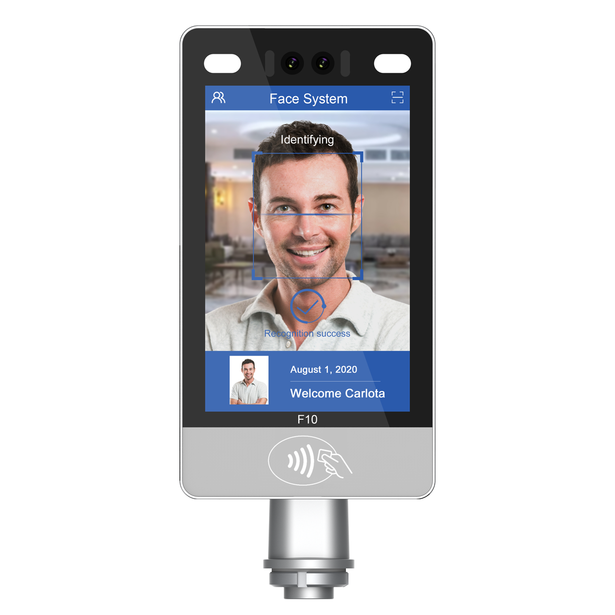 10-inch AI Face Recognition Attendance and Access Control