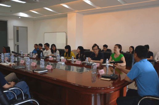 The Middle Of The Year Meeting Of Telpo International Business Department at July