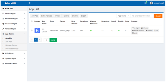 Telpo MDM (Mobile Device Management)