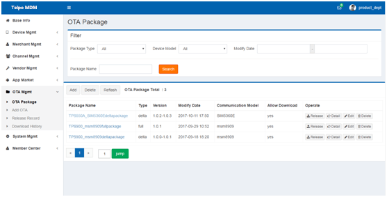 Telpo MDM (Mobile Device Management)