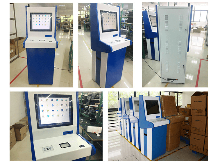 TPS618 19 inch Touch Screen Self Service Ticketing Kiosk Machine