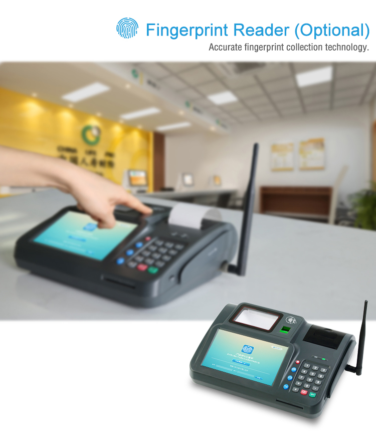 All-in-one Desktop POS with Keypad Antenna