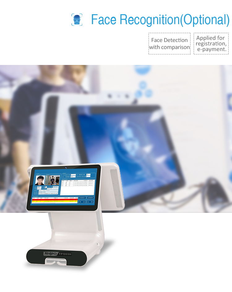 Smart All-in-one Commercial Cash Register with Thermal Graphic Printer
