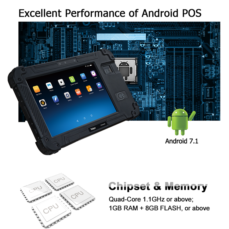 Android Biometric Tablet POS