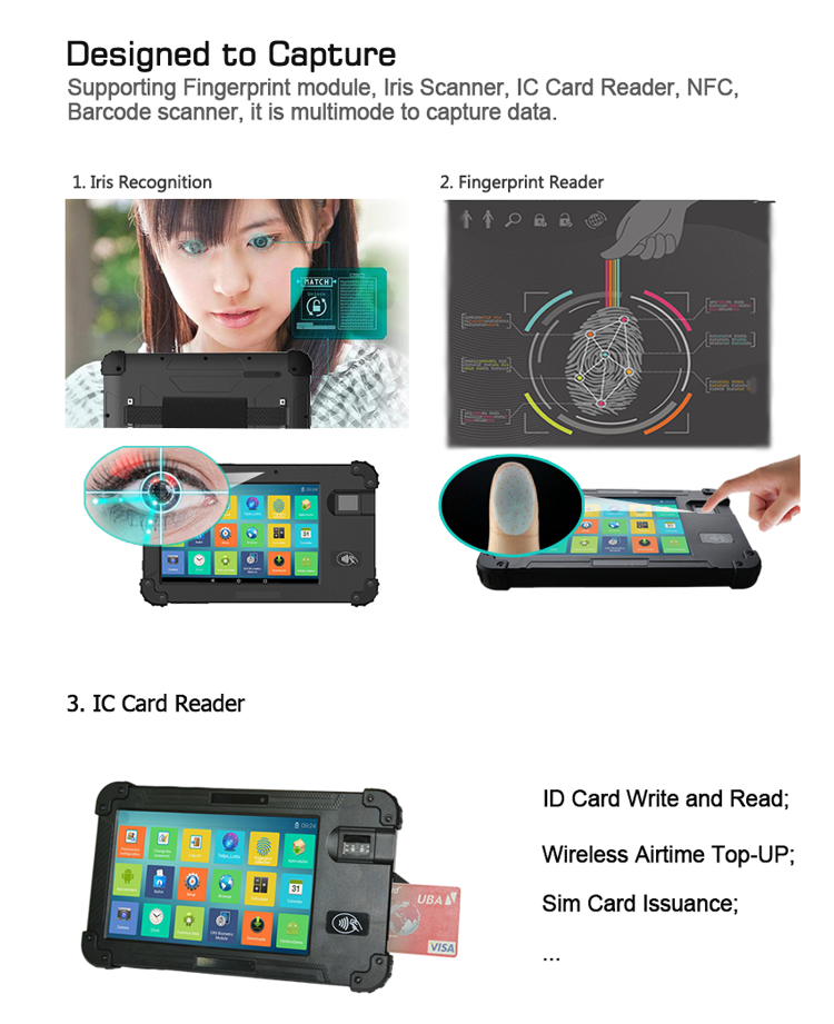 Android Biometric Tablet POS