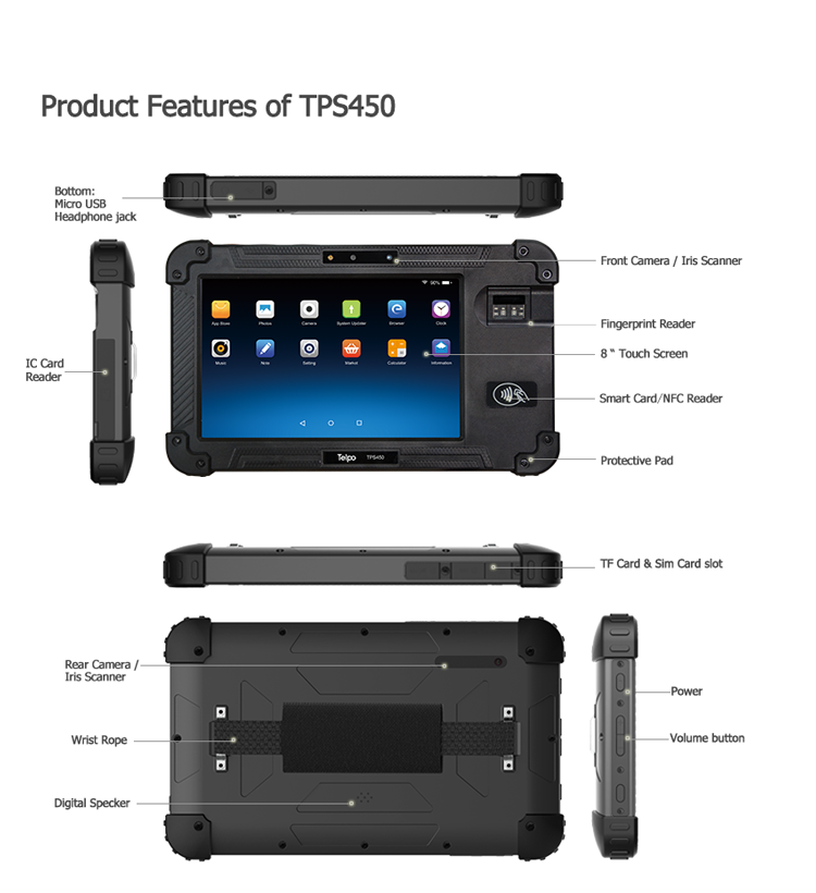 Android Biometric Tablet POS