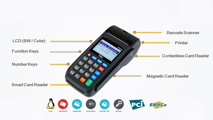 Handheld Linux EFT POS Machine