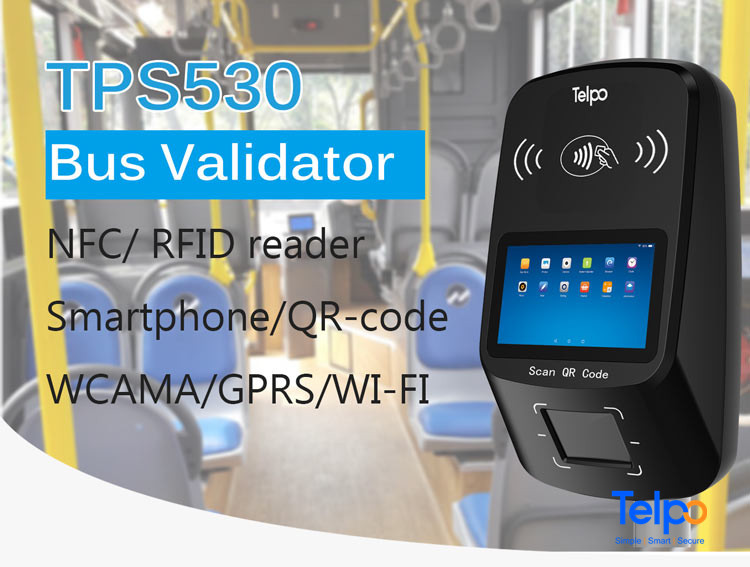 Telpo New Arrival: TPS530 Smart Bus Ticketing Machine