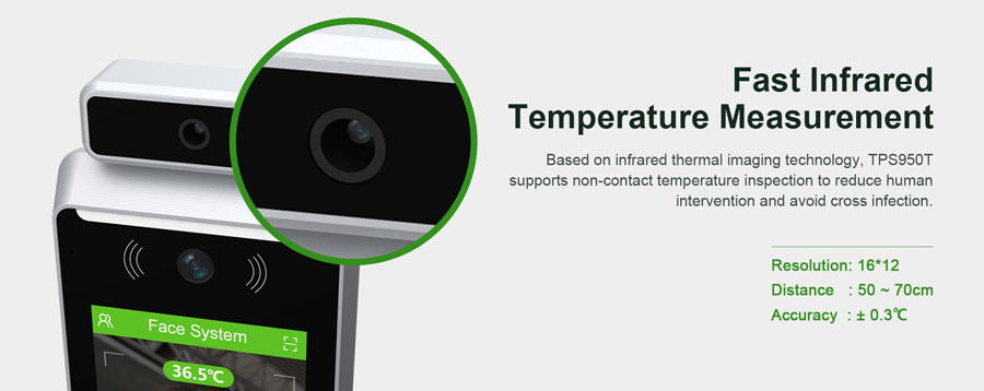 Facial Recognition Temperature Checking Machine