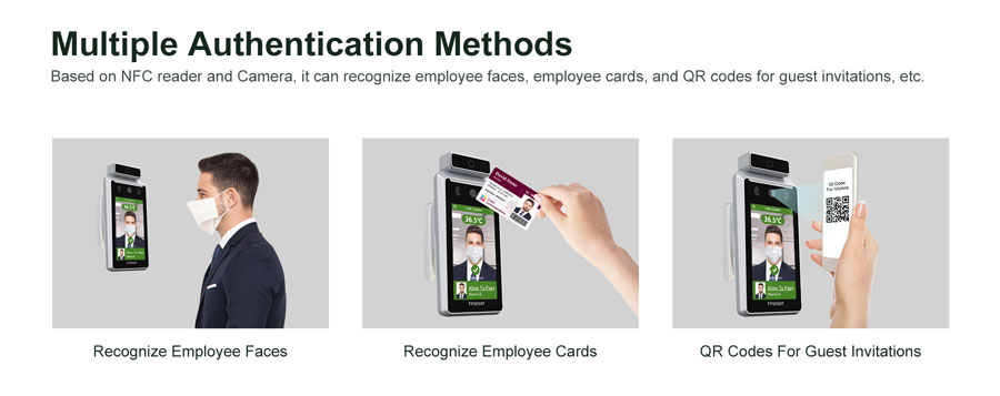 Facial Recognition Temperature Checking Machine