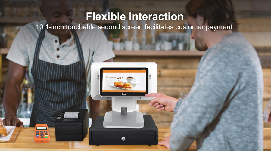 Dual Screen 5th Generation Android Cash Register Machine
