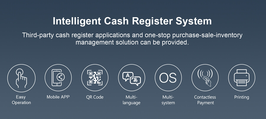 Dual Screen 5th Generation Android Cash Register Machine