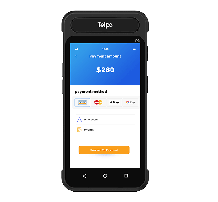 Payment POS Compliant with EMV PCI