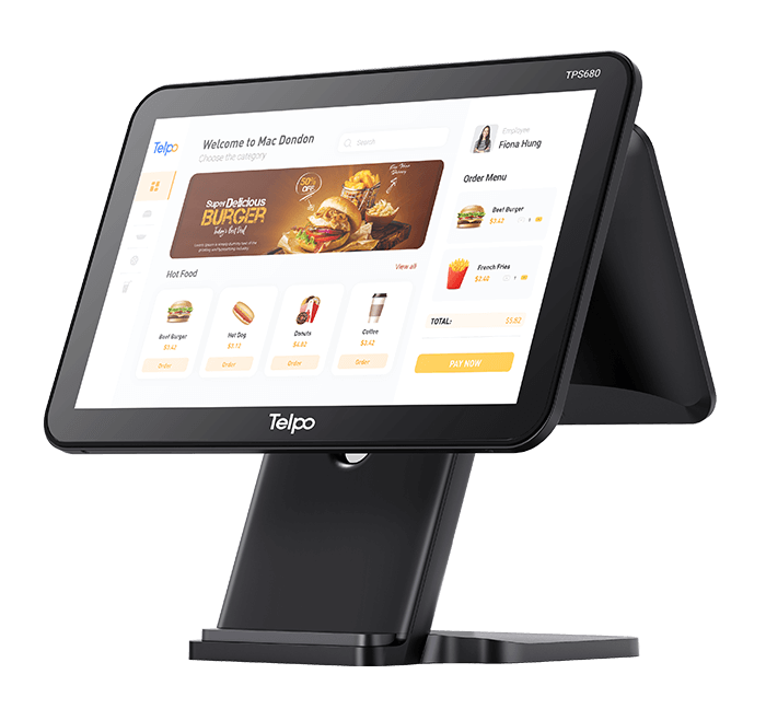 Dual Screen Android Cash Register Billing machine